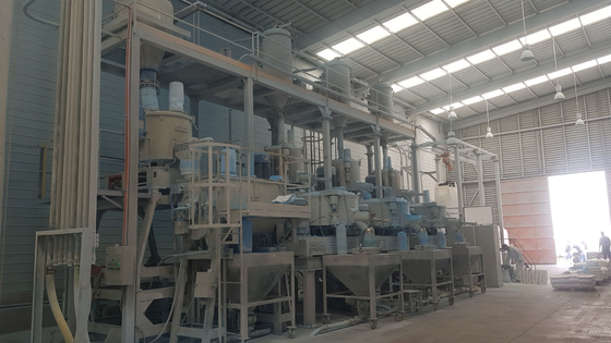 PVC Boru Ekstrüzyonu İçin Tam Otomatik Toz Karıştırma Tartı Taşıma Sistemi