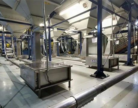 Gıda Tozları İçin Paslanmaz Çelik Konveyör Zincir Sistemi