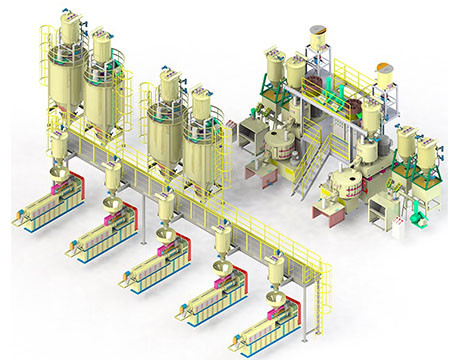 PVC Extruder İçin Otomatik Pnömatik Vakum Besleme Taşıma Sistemleri