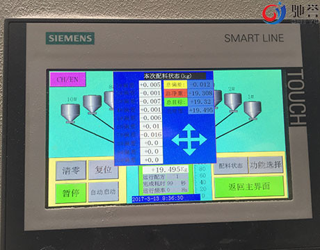 PVC Boru Ekstruder SPC Döşeme Üretim Hattı İçin Katkı Maddeleri Otomatik Dozajlama Makinesi