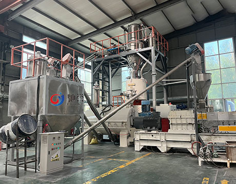 Vidalı Konveyörlü Toz Karıştırıcı İçin Otomatik Besleme Taşıma Sistemi