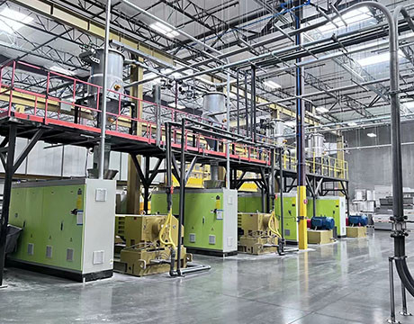 PVC Pencere Profilleri Ekstruder İçin Otomatik Dozaj Karıştırma Taşıma Sistemi