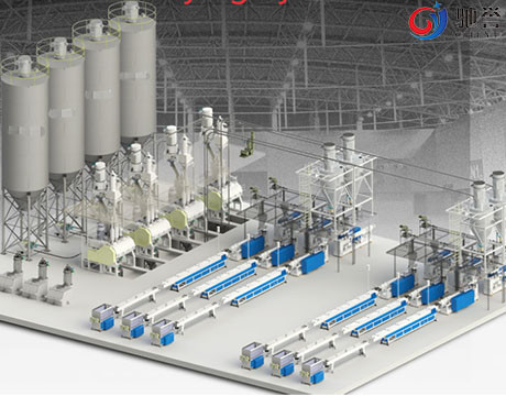Toz Karıştırıcı PVC Karıştırma Makinesi Hammadde Yükleme Haznesi