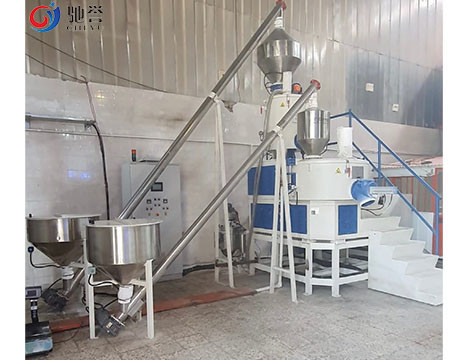 Pnömatik Taşıma Sistemli Yüksek Hızlı Mikser Isıtma ve Soğutma Mikseri Turbomixer