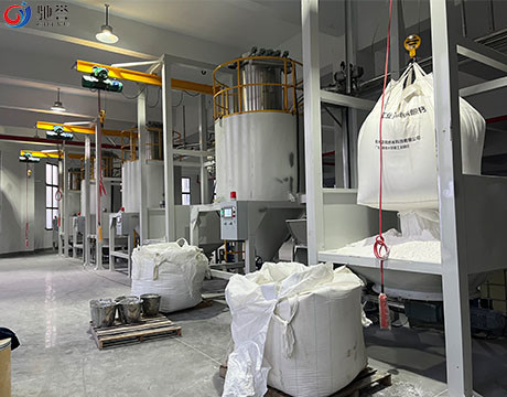 Pnömatik Dozaj Taşıma Sistemli Yüksek Hızlı Mikser PVC Kompozit Turbo Mikserler
