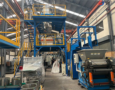 Kauçuk İşleme Makinesi Karbon Siyahı Yağ Otomatik Toplu Tartım Sistemi