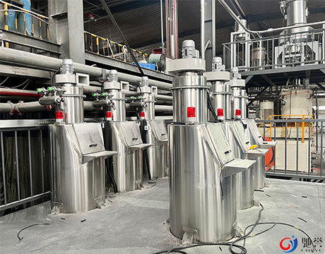 SPC / LVT / WPC Zemin Ekstrüzyon Hattı karıştırma sistemi için PVC Otomatik Bileşik Sistemi